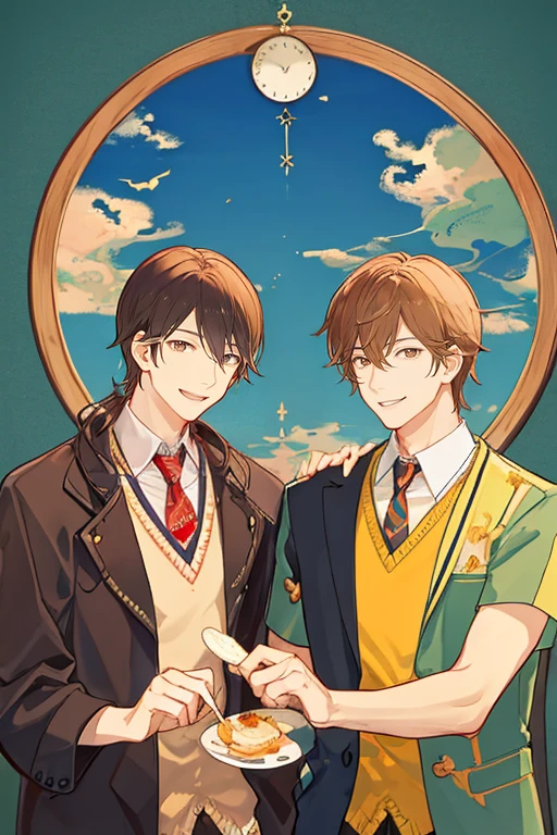 a couple、Happy two、Man to man