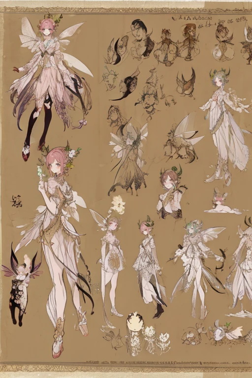 CharacterDesignSheet、forest fae