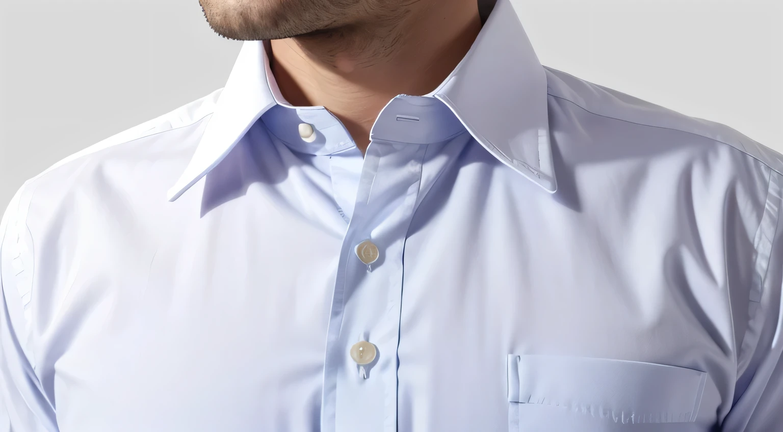 colorful button shirt, white background, wide-angle view, dynamic lighting, high details, high quality, realistic, sharp focus