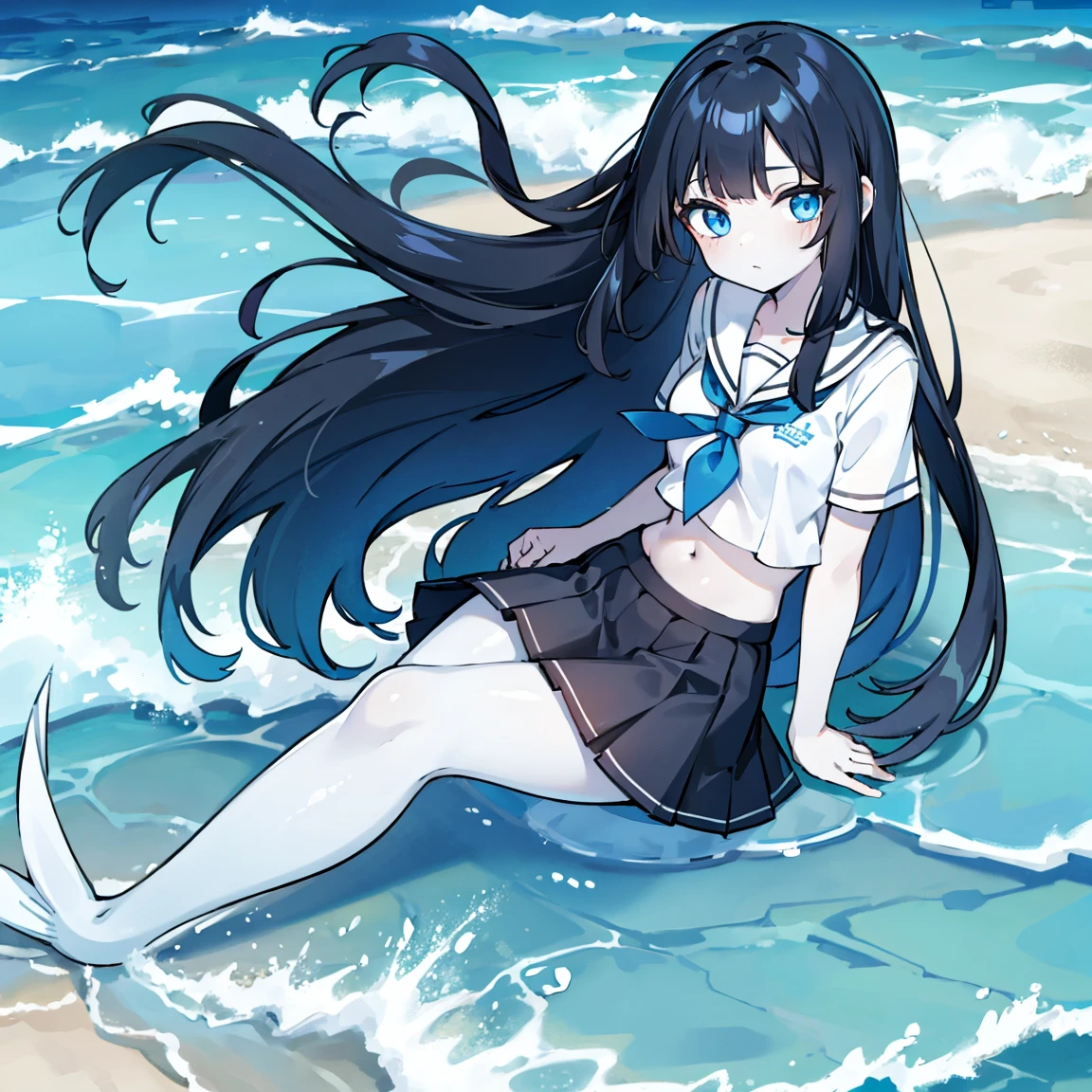 taihou,Big tits,sea place,Sleeping naked,Not wearing a shirt,Not wearing pants,Spread your legs.
