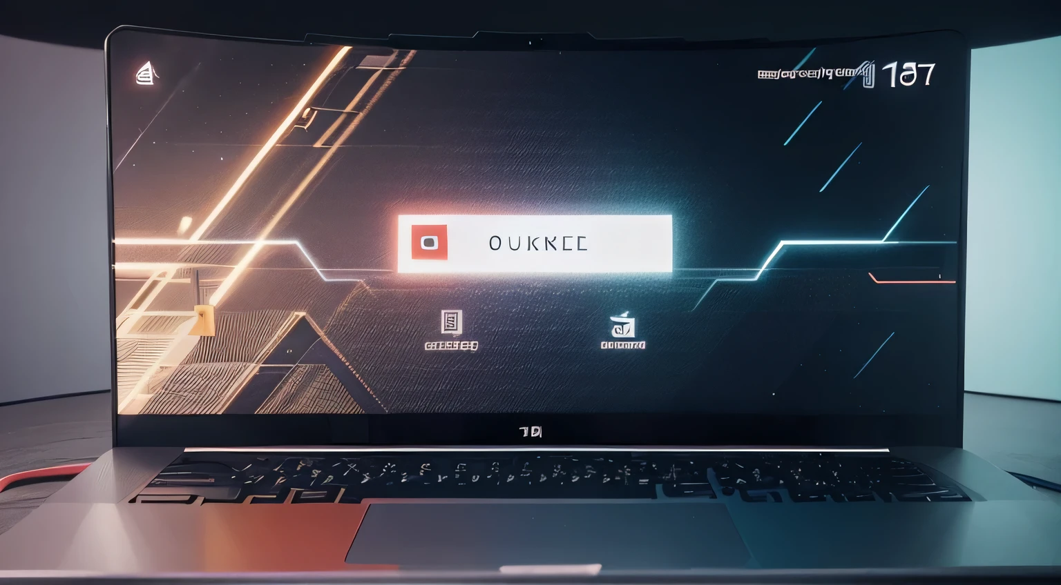 Design a YouTube outro background featuring a sleek and modern aesthetic with subtle elements representing crypto business themes, such as digital currency icons, blockchain patterns, and a sophisticated color palette suitable for a professional crypto-focused channel.
