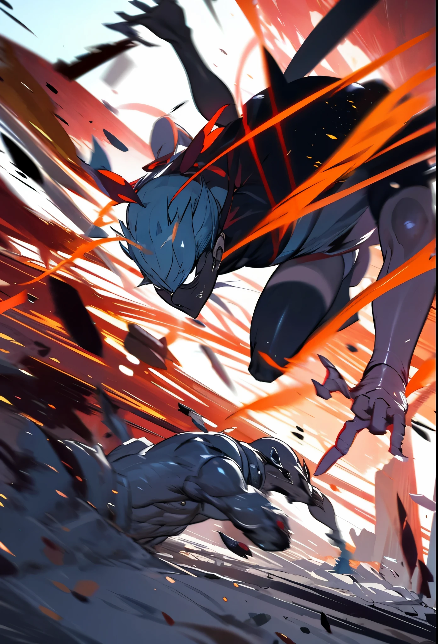 agresividad en cada movimiento,Quick Reflexes,sudor en la frente,luces brillantes,high voltage,intense action,acrobacias asombrosas,ruinas antiguas,vestimenta de gladiador,glamour oscuro,tonos vibrantes,epic.