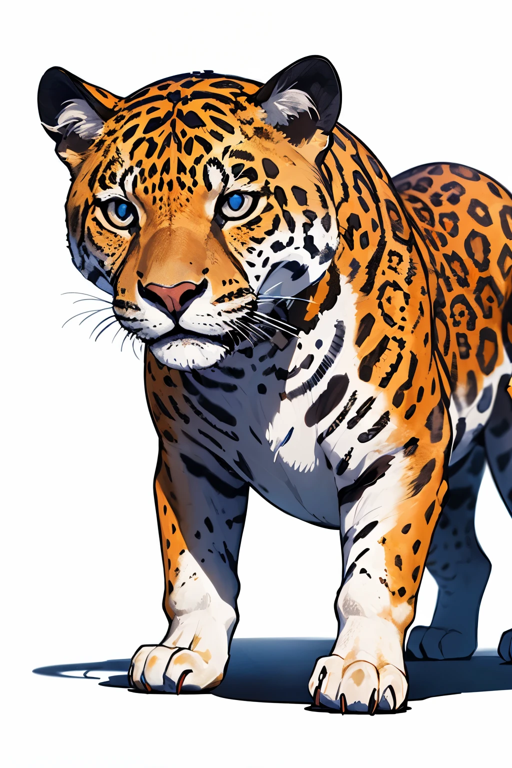 ((La mejor calidad)), ((Simple)), (Minimalista), A jaguar with the title “OncaBiz” for a company
