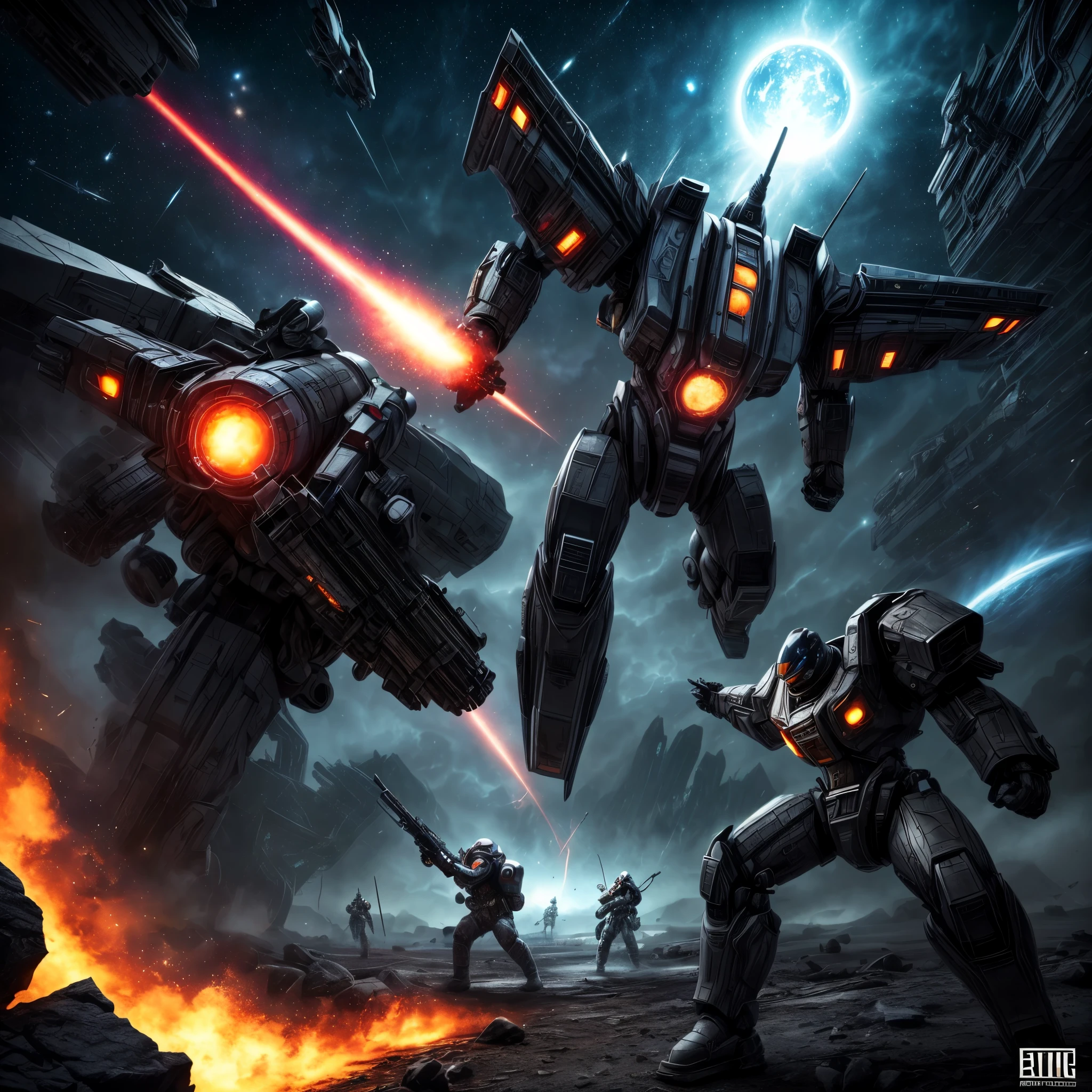 masterpiece, best quality,
starcraft,terran,battlecruiser,combat,base,galaxy,laser gun,fire, quality,extremely detailed CG,unity 8K wallpaper,hyperdetailed,highres,cyber screen frame,absurderes,intricate and refined delicate detailed,cinematic lighting,strong rim light,brighter colours,depth of field, <lora:deliberate_v2:1>