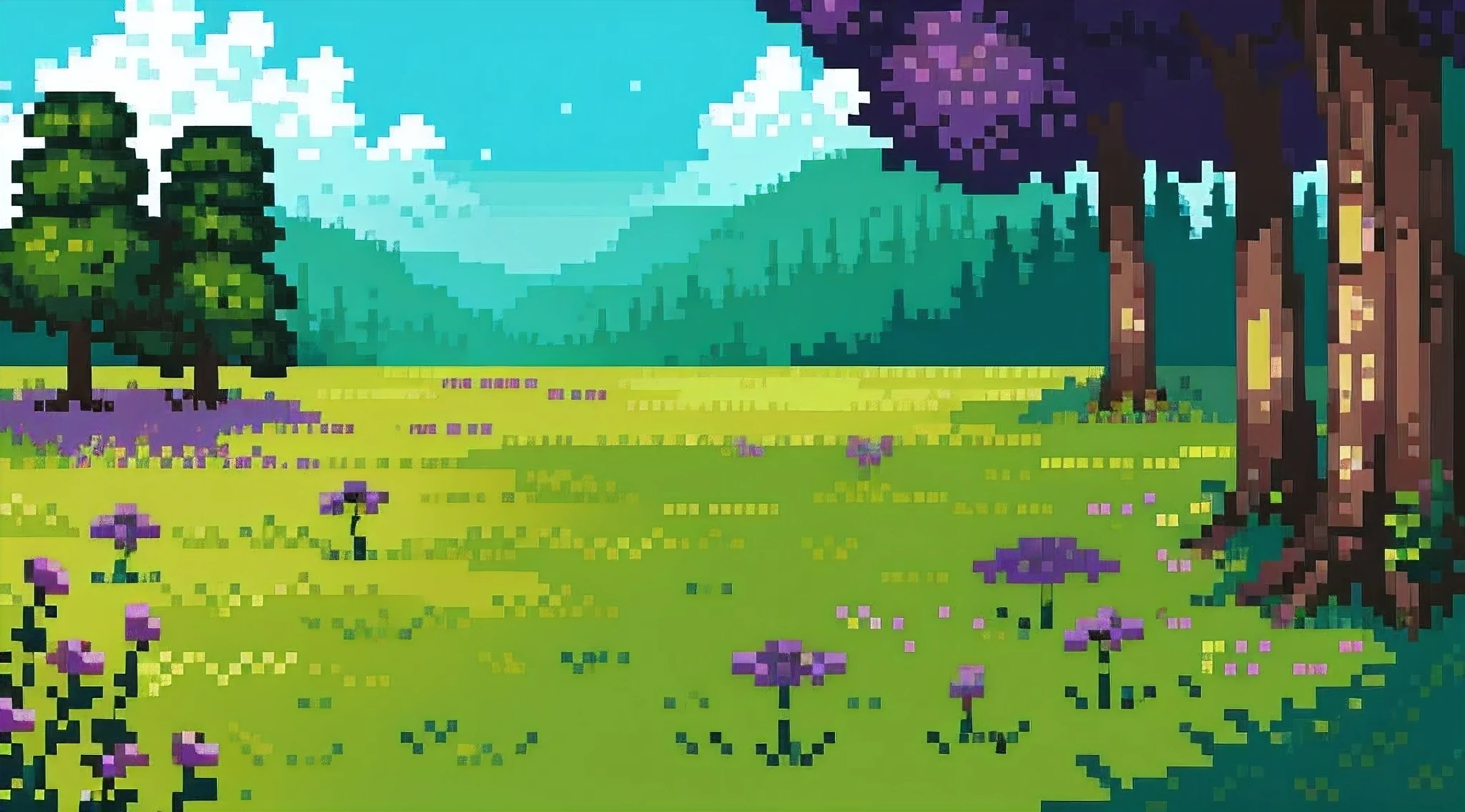 background , Lo Fi vibe , nature , day time , violet