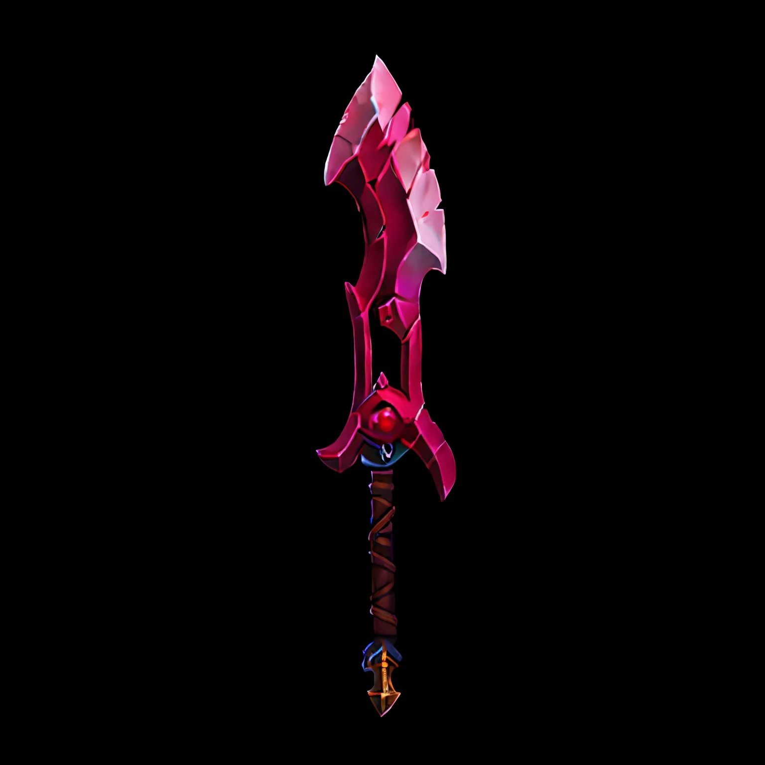 A large ruby ax