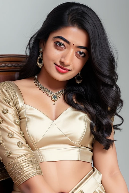 rashmika as a medieval princess, realistic skin texture, looking at camera, (patialwar:1.2), wearing high heels, wearing stockings, small wavy hair with seductive smile, showing armpits, high Detail RAW color Photo, Full Shot, front angle, of ( wearing nothing underneath, no panties, no bra), red lipstick, white skin, in front of night club, perfect face, seductive look, (detailed skin, diffused skin pores)