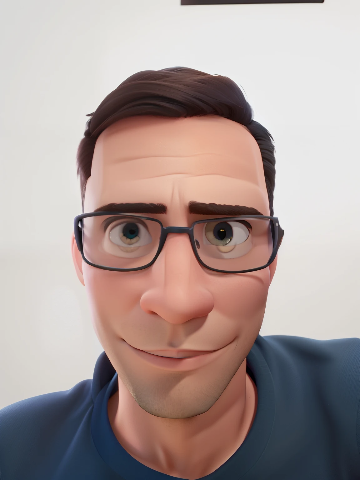 um homem estilo disney pixar, alta qualidade, melhor qualidade