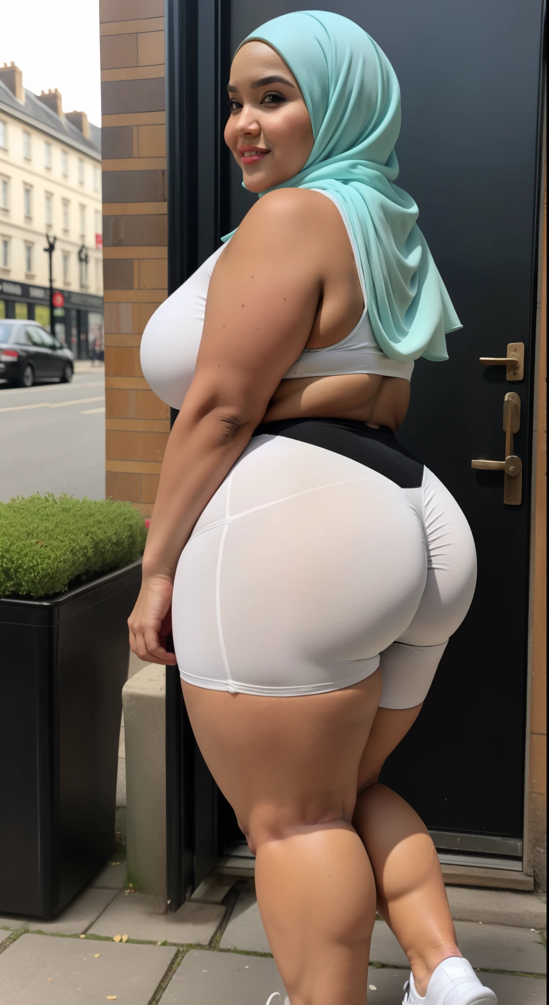((HIJAB MALAY GIRL)), ((BBW)), SHORTS, HUGE WIDE BUTT, WIDE BUTT, 63 YEAR OLD METURE women's, METURE women's, HOLE BUTTS, (WHITE LIPS), walking in the street of London, LEGGING