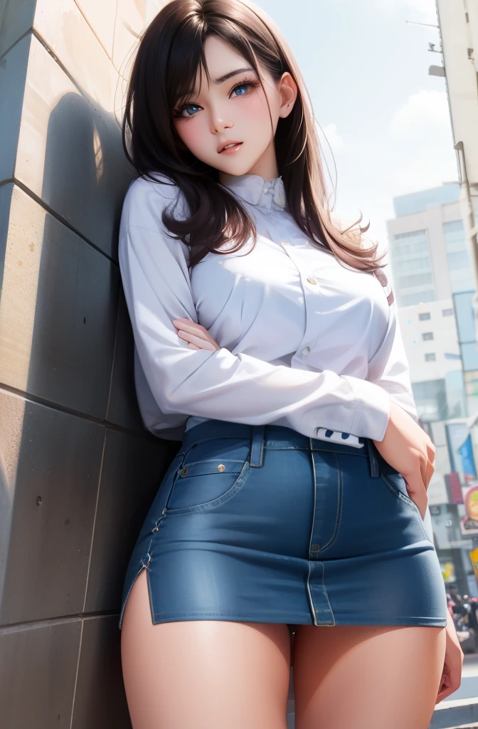 1girl in, sayla mass, Elegant, masutepiece, Convoluted, Army pink uniform dress with a super miniskirt so short you can almost see your pants.....、Pure white panties、Please squat down and show me your white panties.....、Super miniskirt You can see the pants in the miniskirt、White panty、Realistic, Best Quality, absurderes, high face detail, Perfect eyes, 18 years old, Cowboy Shot, realization、, Vibrant colors, Pink Uniform, Skirt、Photography、Gravure photography style、Real Images、Top image quality、1girl in, sayla mass, Elegant,Spread Leg,Show white panties, masutepiece, Convoluted,Ultra mini skirt、White panty、 Realistic, Best Quality, absurderes, high face detail, Perfect eyes, 18 years old, Cowboy Shot, , Vibrant colors, White uniform, Skirt