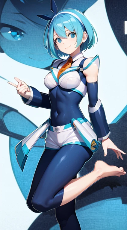 ((ultra detailed)), (ultrarealistic), (best quality), anime girl with blue hair and a crown on her head, is wearing a swimsuit, Hoshimachi Suisie, small curvy, anime moe artstyle, r /art, r/art, r / art,