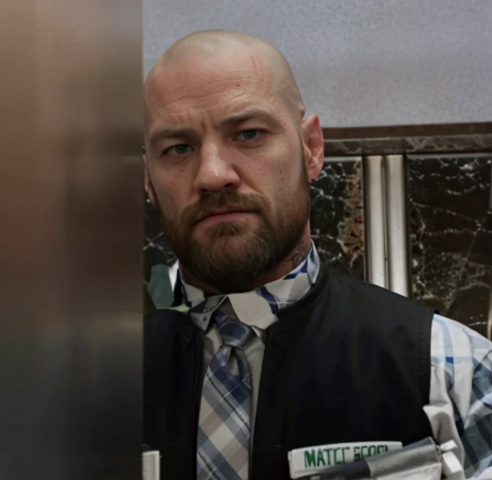 a close up of a man with a beard and a tie, as a character from gtav, as the protagonist of gta 5, gta character, gta v character, conor mcgregor, walter white in gta v, crucifixion of conor mcgregor, gta 6 style, jesse pinkman in gta v, super realistic gritty, walter white in gta 5, drake in gta v