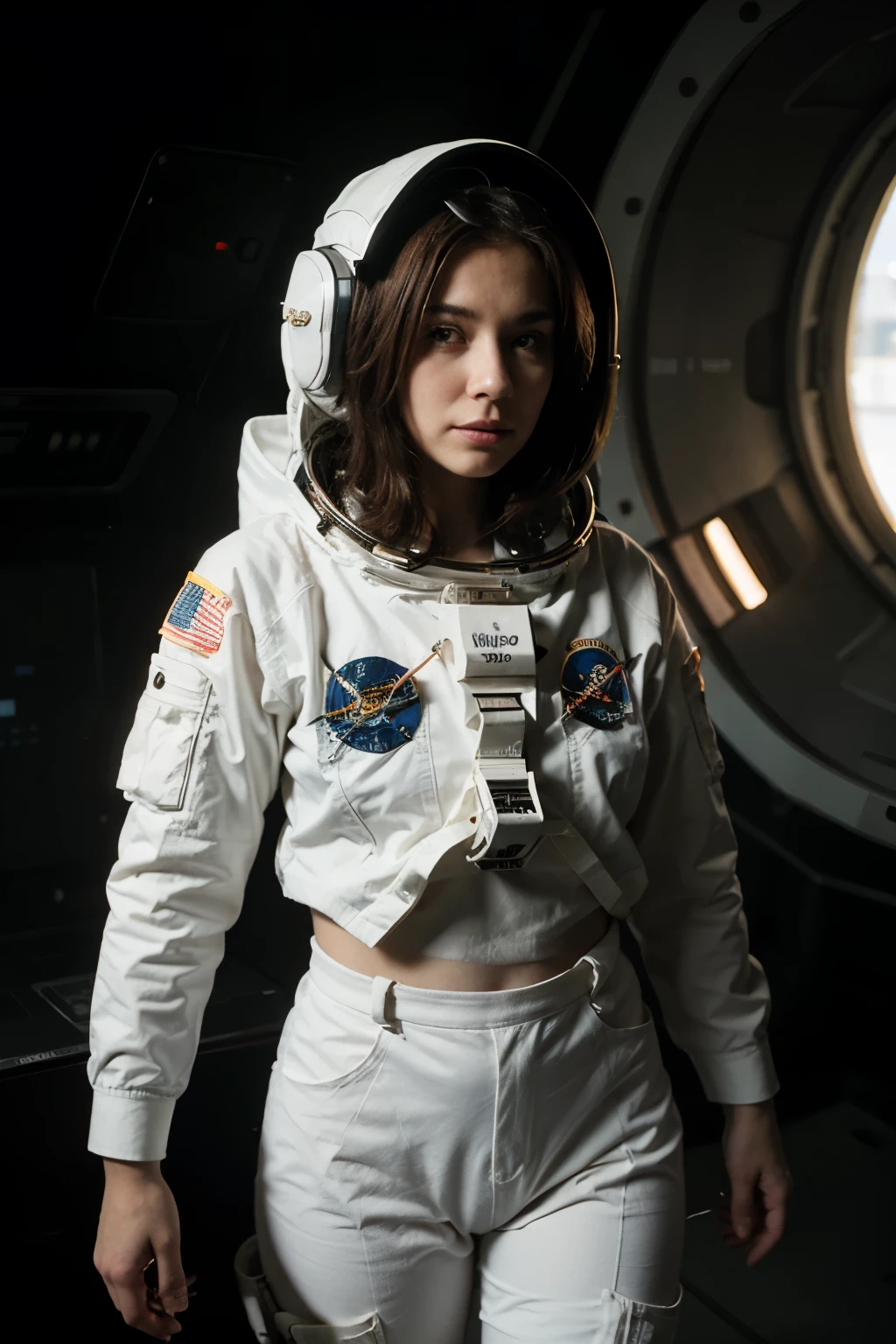 Cool sci-fi astronaut