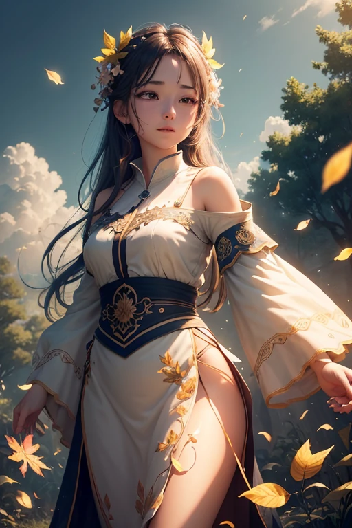 masterpiece,best quality,High质量,High清晰度,High质量的纹理,High质量的阴影,High细节,Beautiful details,fine details,Extremely detailed CG,Detailed texture,lifelike的面部表现,lifelike的,colorful,Beautifully,sharp focus,(intricate details,Pure love face_v1:0.5),(细节美Beautifully脸,(细节美Beautifully眼睛),perfect比例的脸,HighSkin details,Skin details,The optimal ratio of four fingers to one thumb,emaciated:1.3),1 girl,17 years old,High,(光滑的abdominal muscles:1.55),(abdominal muscles:0.5),beautiful,perfect,High,((Big breasts, big breasts, big breasts)), ((bare shoulders)), ((The skirt is very short)), (long legs),(straight legs),(thin waist),((White skin)),White skin,((White skin)),(Emma Watson),big breasts,((Caucasian)),Light blonde hair,Stand with your legs apart,looking at the audience,whole body,Portrait of cute blonde girl,((Standing in the wheat field,look into the distance)),bloom,orange mist,kinetic,strands of hair,lifelike,High品质渲染,amazing art,High品质,Film texture,Fuji XT3,dream