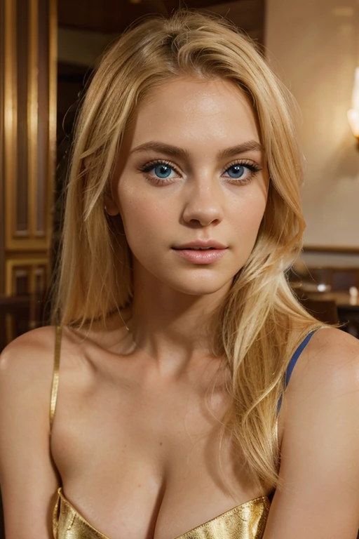 blonde girl, 22 years old, blue eyes, perfect eyes, perfect hands, perfect body, perfect hair, perfect breast, hair behind ear, UHD, retina, masterpiece, accurate, anatomically correct, textured skin, super detail, high details, high quality, best quality, highres, 16k, 8k,