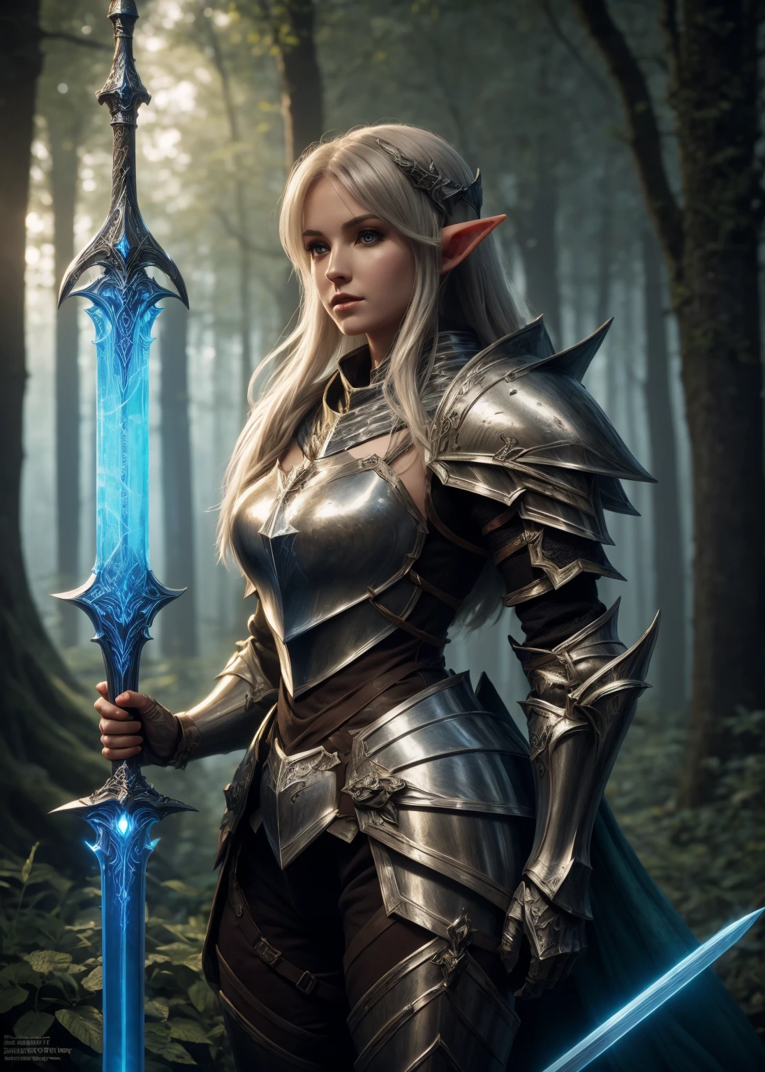 Full body, holding a bow, action pose, (Dark Fantasy:1.2), (Masterpiece, Epic Quality, Epic Realism, Ultra Resolution, 8K Photo Unity, Epic Detail: 1.1), Dark Elf, (Intricate Details, Dynamic Angle, Most Beautiful Form of Chaos, Rim Lighting, Soft Lighting, (Professional Photography, Photorealism, Hyperrealism), Ray Tracing, HDR --auto --s2