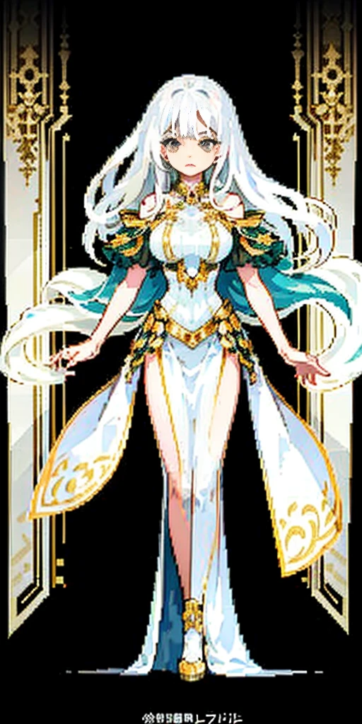 ((((Official Art + Premium Quality): 1.3), full-body close-up, create an elegant atmosphere), white short skirt, white hair shawl, graceful flowing, elegant movements, sad and indifferent expression, floating in the air, (1girl), slim figure)