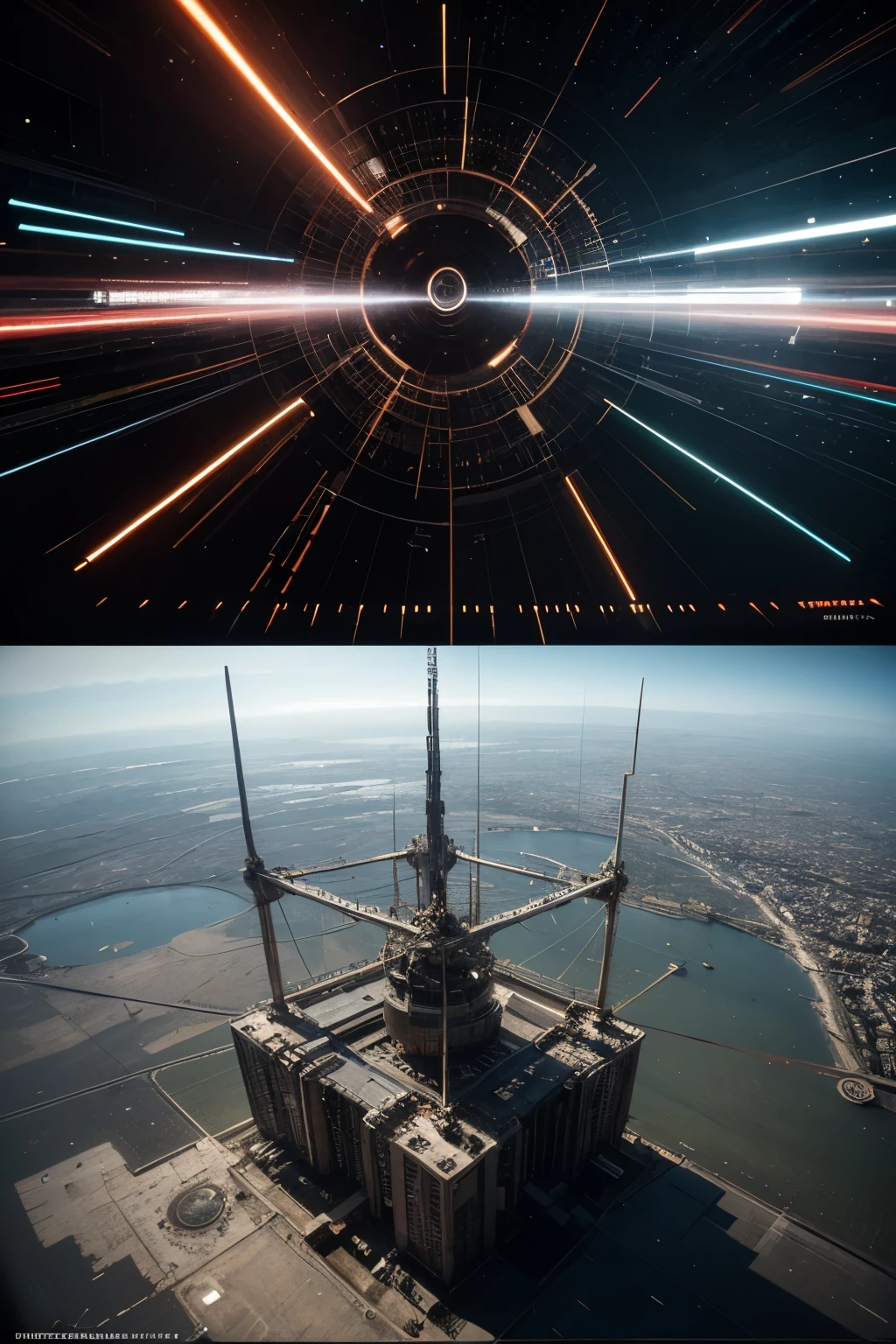 ((Best quality at best)), ((tmasterpiece)), (detailed), 
cyber punk perssonage，Network technology，Inception，Time and space are staggered，Scenario-based