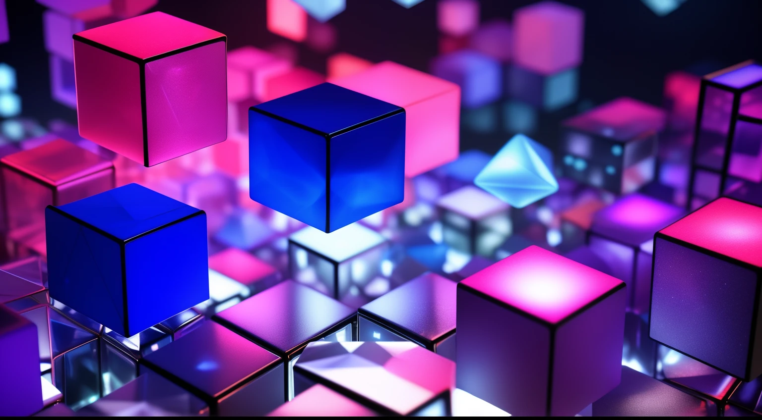 a close up of a bunch of cubes floating in the air, tesseract, hypercube, the encrypted metaverse, the tesseract, cubes, blockchain, cube, digital art, digital art, neon virtual networks, 3 d nft, cyber space, motion graphic, dimensional, 3d shapes, 3 d shapes, stylized 3 d graphics
