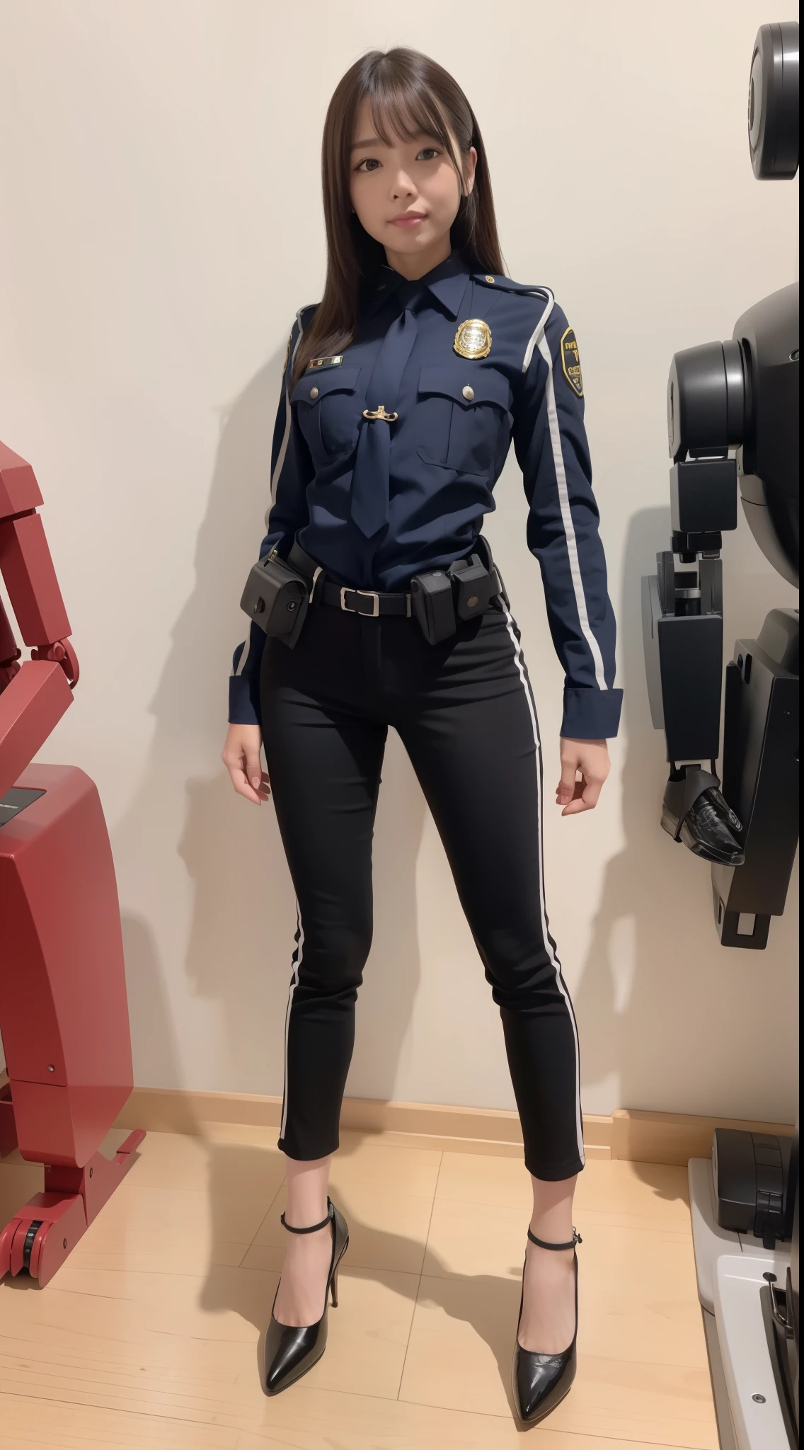 Police Uniform, Cuffed