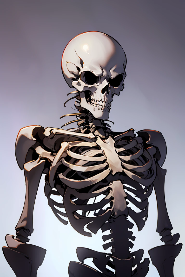undead, skeletal, Humanoid, baddest, Frontal view, stands, suits, Facebone, Skeleton Alive, undead, Fully