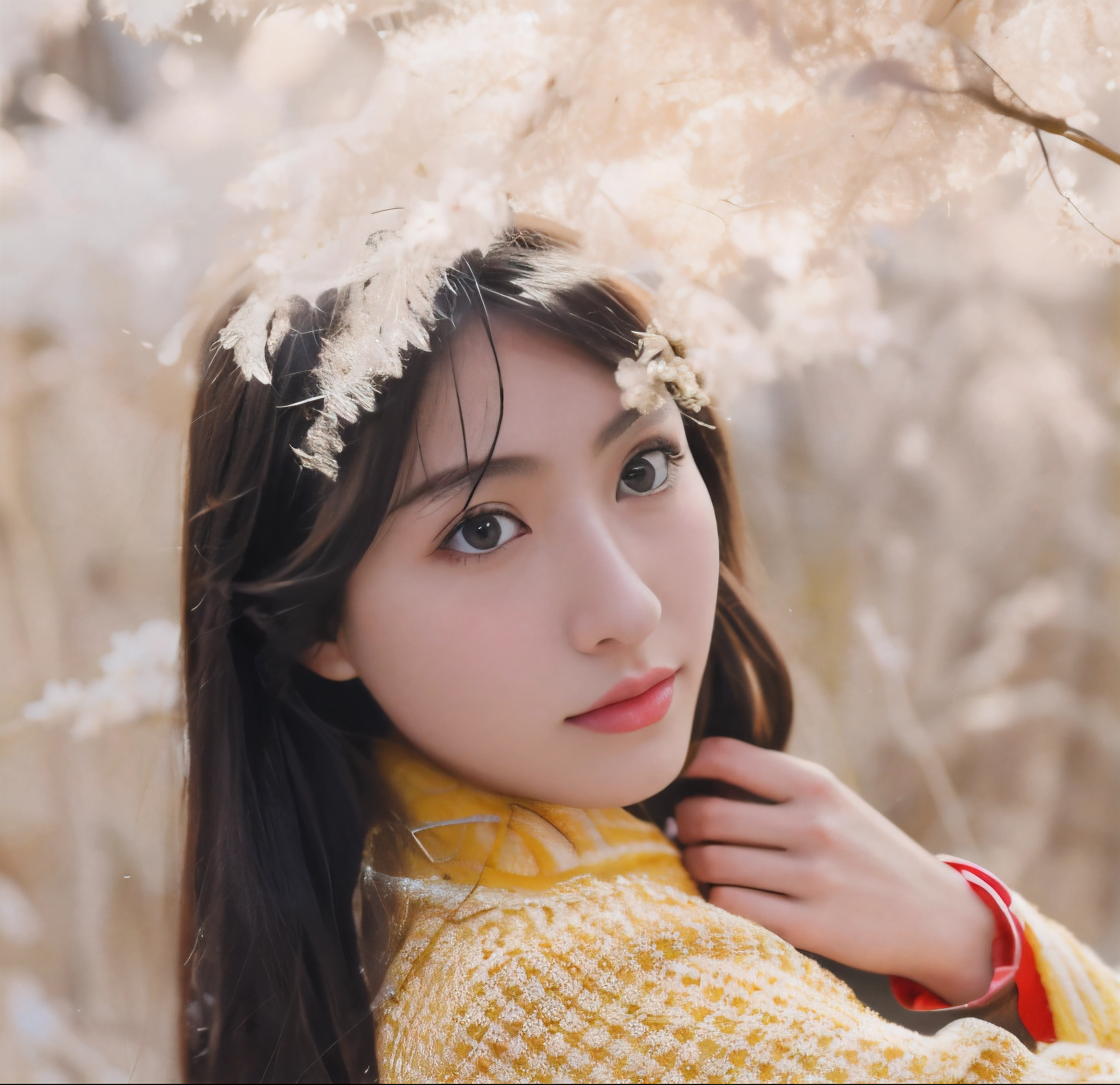 フォトリアリスティック，a true，，Artistic photos，Sony FE ， 8K， Best quality at best， high high quality， high detal， ctextured skin