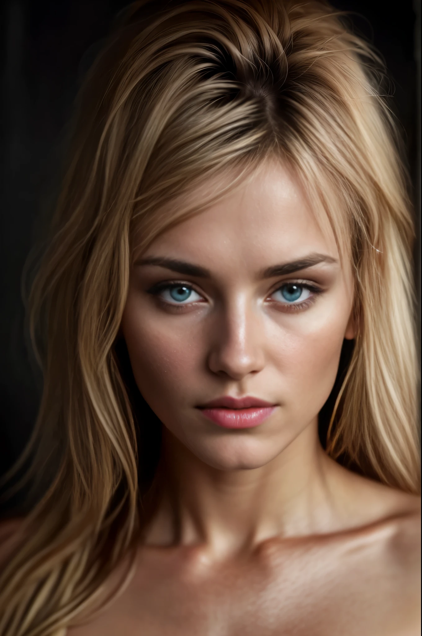 Masterpiece, beautiful Russian girl, blonde, residential quarters, cleavage, very detailed, dramatic lighting, digital art trending on Artstation 8k HD high definition detailed realistic, detailed, skin texture, hyper detailed, realistic skin texture, armature, best quality, ultra high res, (photorealistic:1.4), high resolution, detailed, raw photo, sharp re, by lee jeffries nikon d850 film stock photograph 4 kodak portra 400 camera f1.6 lens rich colors hyper realistic lifelike texture dramatic lighting unrealengine trending on artstation cinestill 800,
