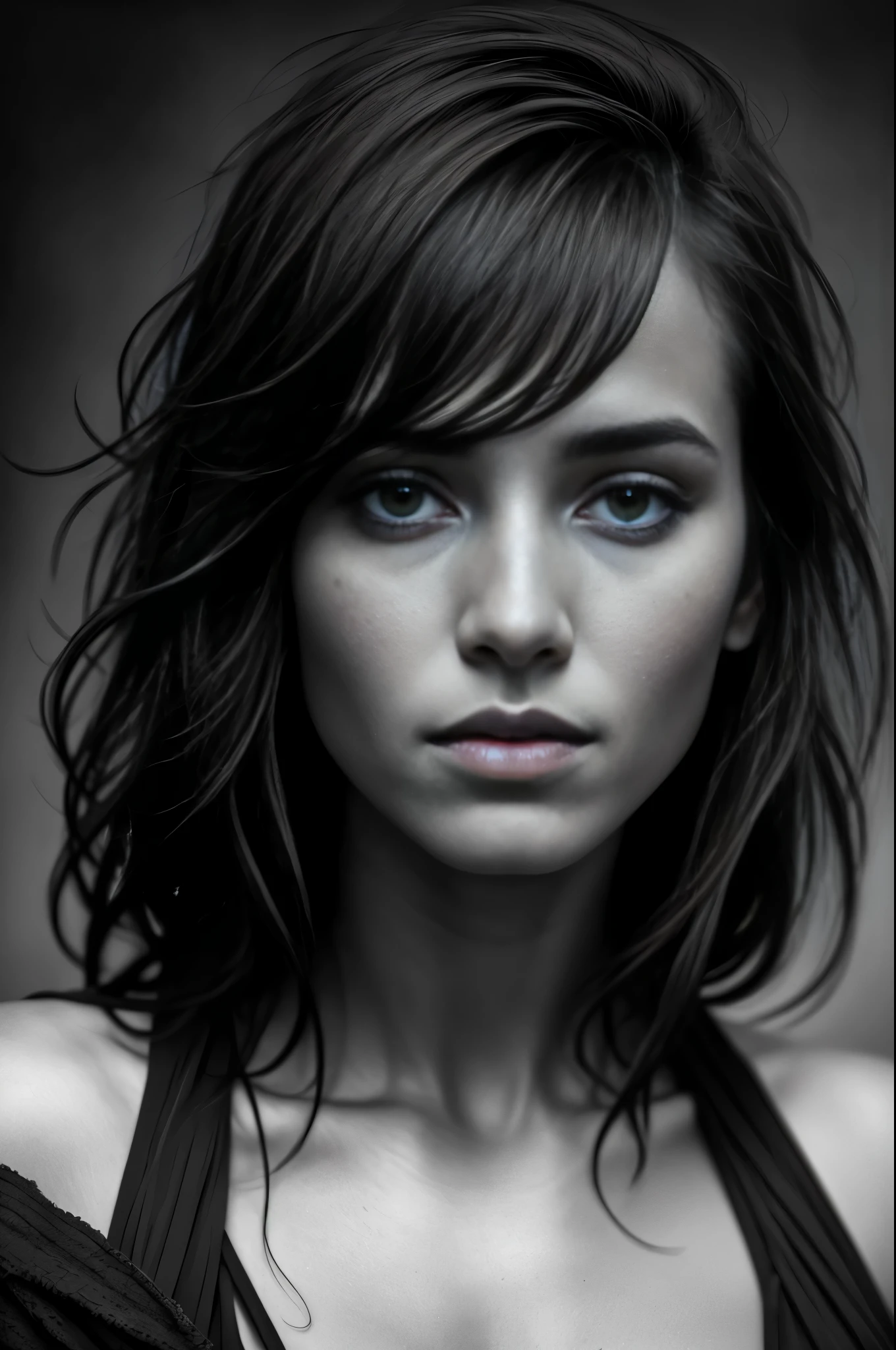 Masterpiece, beautiful arabian girl, black hair, residential quarters, cleavage, very detailed, dramatic lighting, digital art trending on Artstation 8k HD high definition detailed realistic, detailed, skin texture, hyper detailed, realistic skin texture, armature, best quality, ultra high res, (photorealistic:1.4), high resolution, detailed, raw photo, sharp re, by lee jeffries nikon d850 film stock photograph 4 kodak portra 400 camera f1.6 lens rich colors hyper realistic lifelike texture dramatic lighting unrealengine trending on artstation cinestill 800,