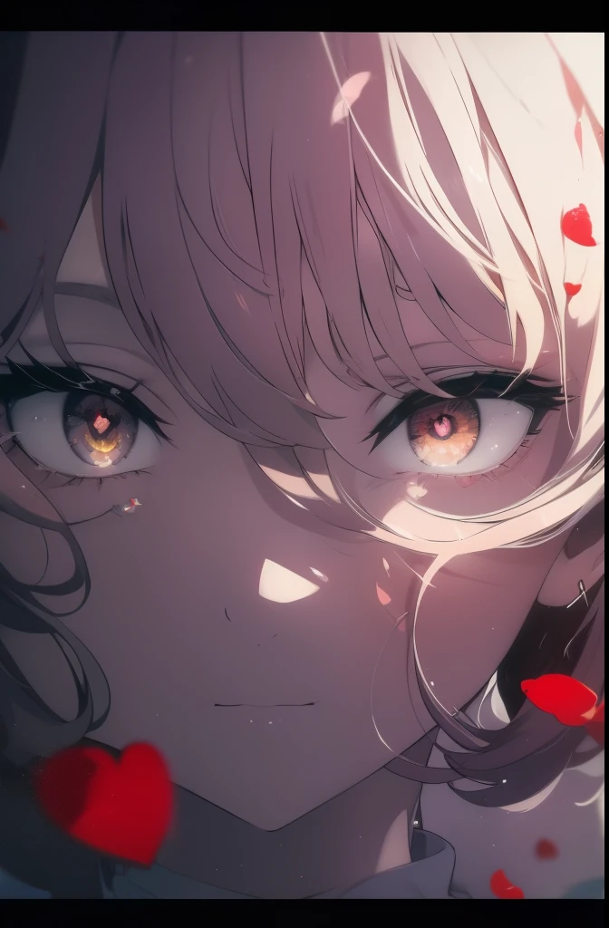 Anime girl with long hair and red eyes holding a knife - SeaArt AI