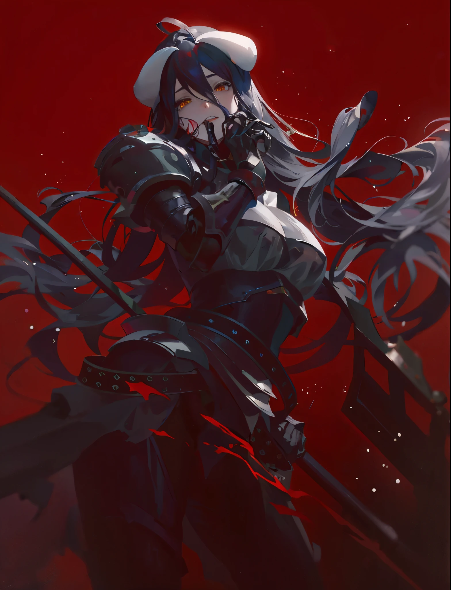 anime girl with long hair holding a sword, zerochan art, badass anime 8 k, best anime 4k konachan wallpaper, cushart krenz, anime art wallpaper 8 k, trending on artstation pixiv, zerochan, by Kamagurka, anime art wallpaper 4k, anime art wallpaper 4 k