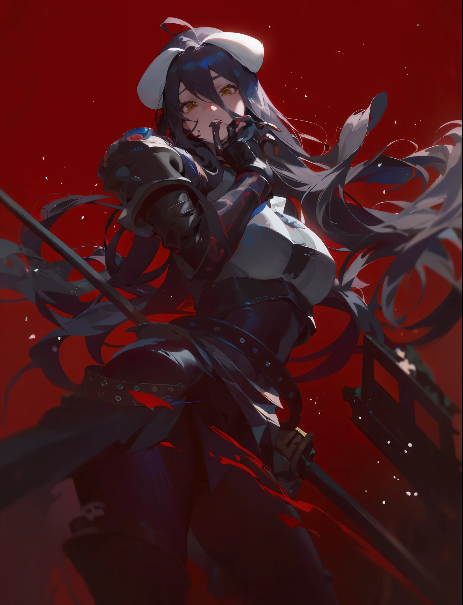 anime girl with long hair holding a sword, zerochan art, badass anime 8 k, best anime 4k konachan wallpaper, cushart krenz, anime art wallpaper 8 k, trending on artstation pixiv, zerochan, by Kamagurka, anime art wallpaper 4k, anime art wallpaper 4 k