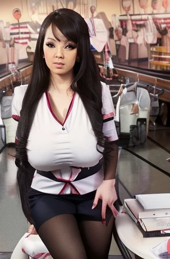 nurse uniform,hospital, latex nurse suit,nurses,busty,elbow gloves,labcoat,darkhair woman,red eyes , gigantic boobs ,medical instruments,asian nurse,two nurses,speculum,examination room,oversize boobs, ,big ass ,strap on, lay on table ,legs spreaded,giving birth,gyno chair , dentist,Milf