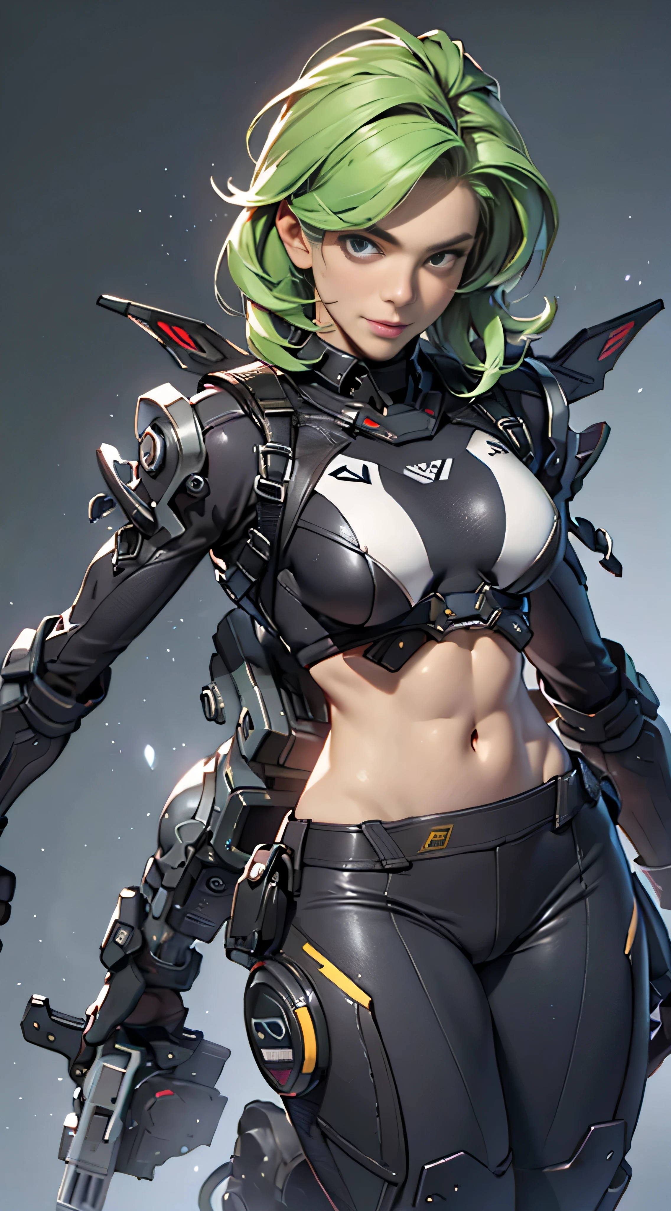 11:23(((Best quality at best: 1.4))),(Unbeatable masterpiece), (hyper HD),(Hyper-realistic 8k CG)、(Light green hair) ((( body))), (((1 girl in))), 25-year-old American soldier with perfect body,,Beautiful and well-groomed face,muscular body:1.2,Solid royal blue jacket with details, (Pictures from head to thighs), Complex equipment, Purple coat,long trousers,The clothes inside are gray,Clothes with metal electronic parts,Tech Armor )