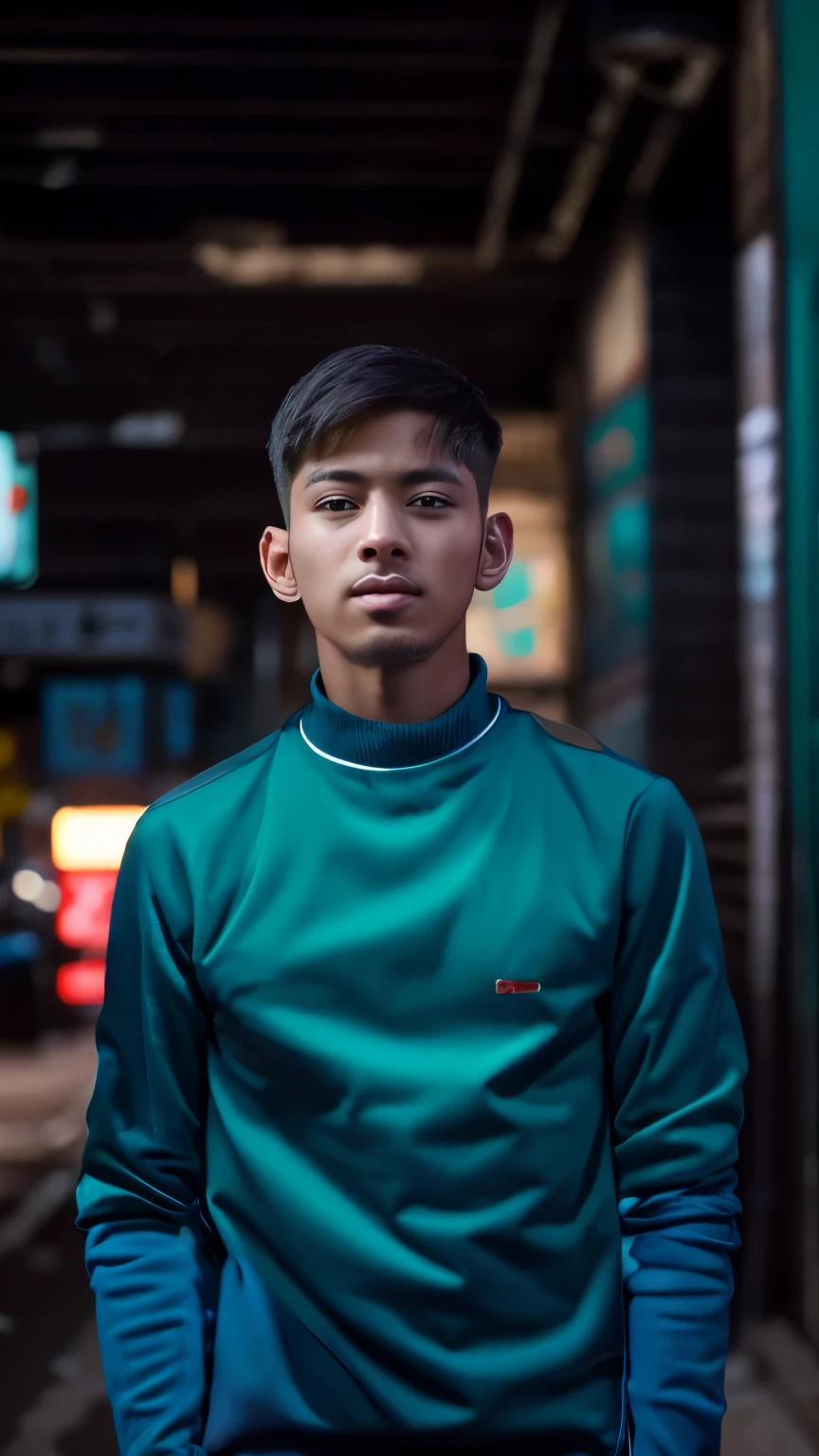 Change background cyberpunk handsome boy realistic face ultra Pro