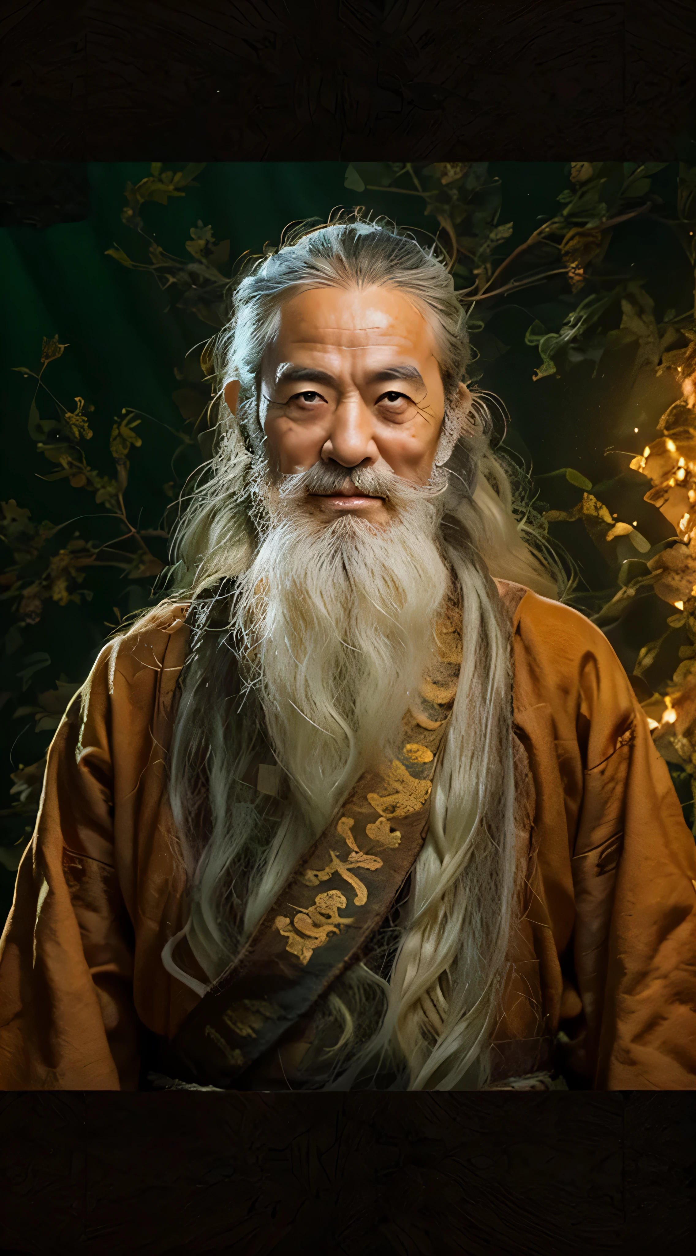 with a long beard、Close-up of a drawing of a bearded man, inspired by Wu Daozi, Inspired by Hu Zaobin, Taoist, Taoist, Inspired by Li Gonglin, Inspired by Gong Xian, ingenious明的老人, Inspired by Li Shixing, old jedi, ingenious, inspired by Wu Bin
