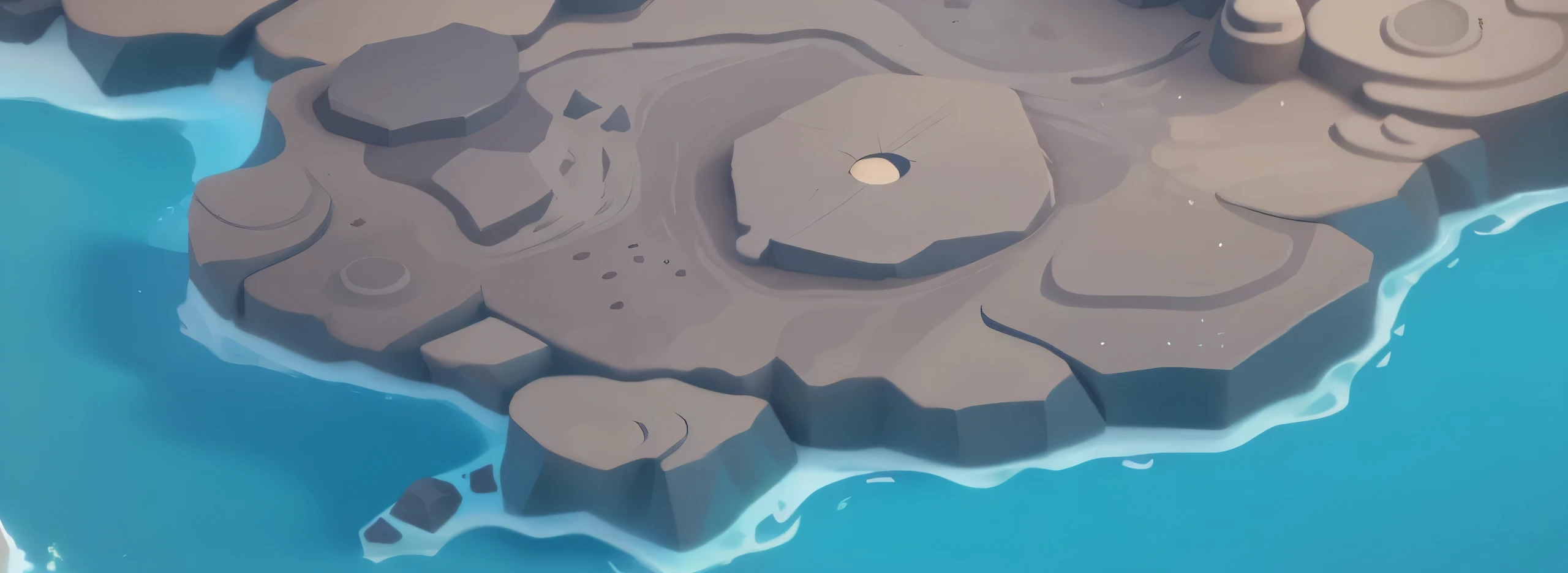 oda is a photo of the island，oda&#39;oda&#39;oda&#39;There&#39;s an elephant in it, stylized concept art, scattered islands, arte de fundo, low details. digitial painting, detailed 2d illustration, stylized as a 3d render, stylized shadow, stylised textures, icy tundra background, stylized game art, environmentart, arte de fundowork, stylised painting