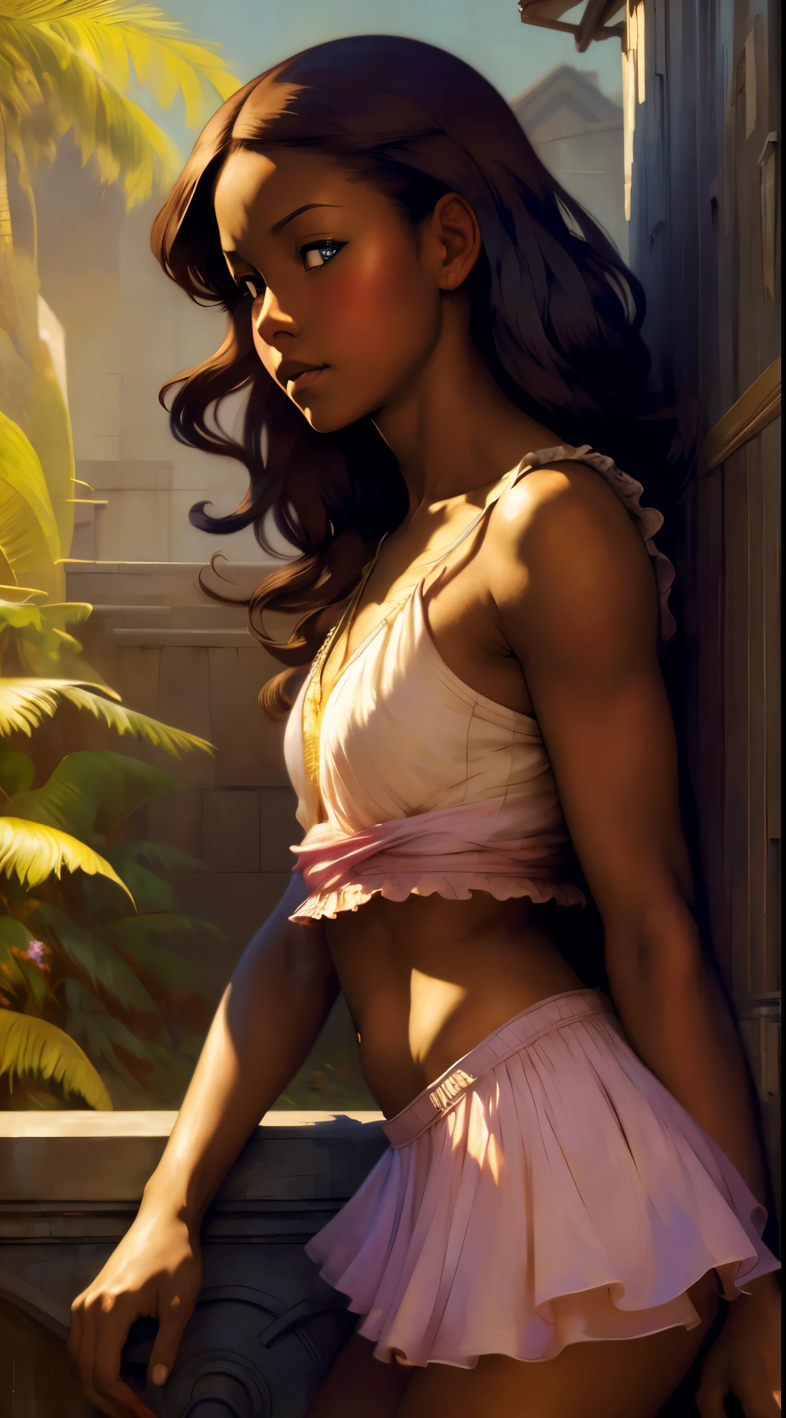 Beautiful 20 yo Mediterranean woman, beautiful athletic figure, shapely toned legs, perfect round ass, natural perky breasts,(abs), long dark hair, green eyes. (joy:1.4), sweet smile, Mascara, necklace, pink blouse, black pencil skirt, high heels. sunglasses. Daytime in a United States metropolis. (masterpiece), best quality, expressive eyes, perfect face.(highly detailed:1.2),(detailed face and eyes:1.2), 8k wallpaper, natural lighting. core shadows, high contrast, bokeh.