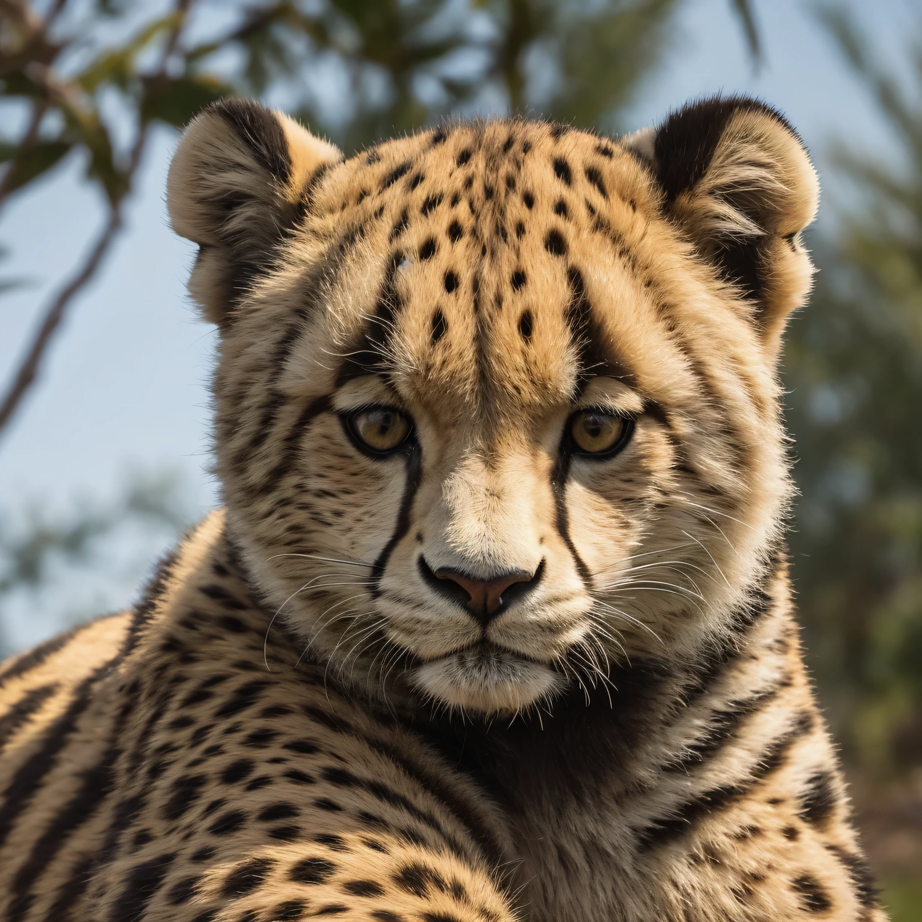 a cheetah panda