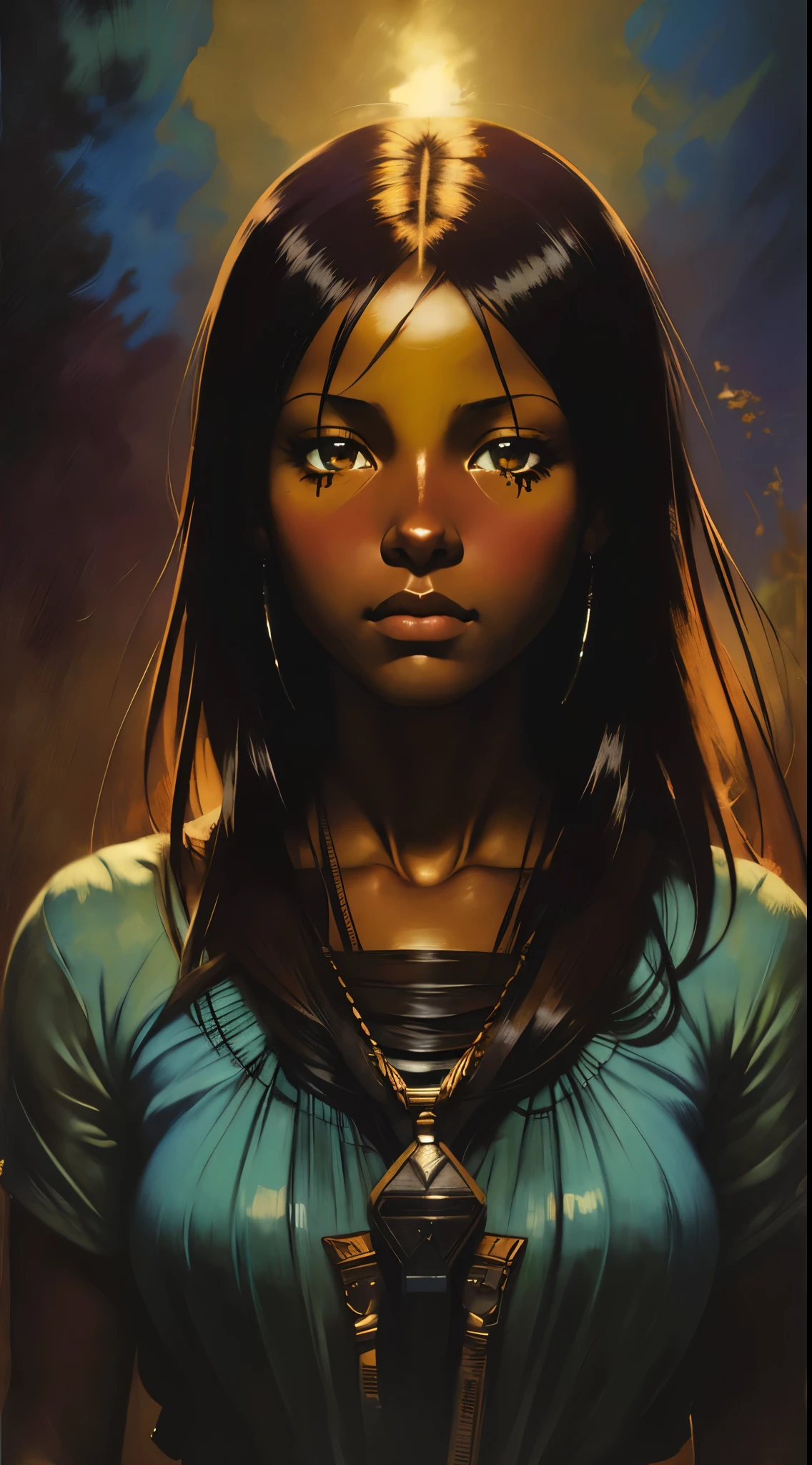 ((Vulgarity)), portrait, 1girl(someone addicted to sex, Prisoner),dark brown skin,gonzo pornography