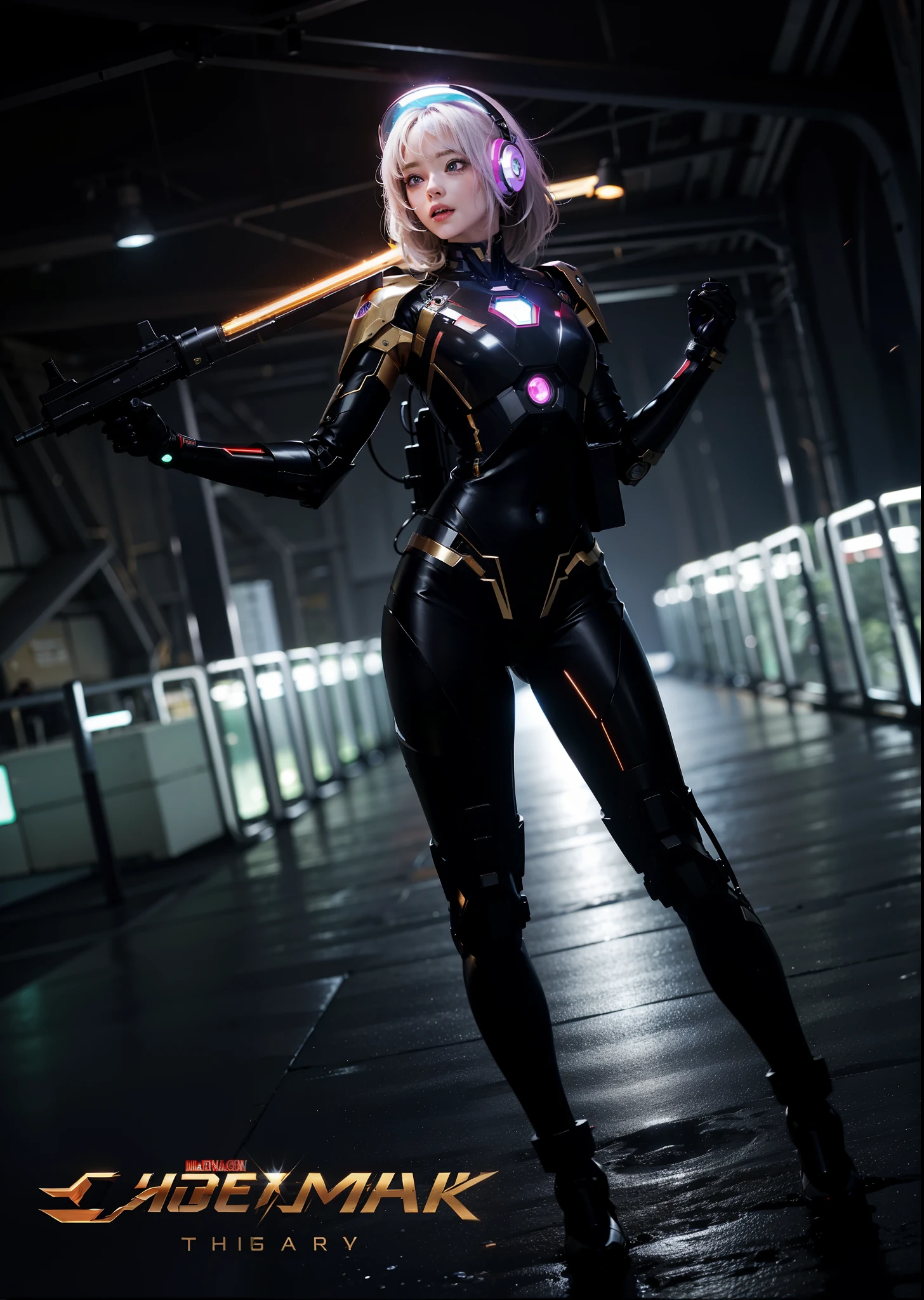 Best quality at best,golden jewelery,Fairy skin,(Fidelity :1.2),everlasting,ultra - detailed,actual,high high quality,movie light lighting,ray traycing,hyper HD,Upper part of the body, Future Iron Man mecha,Cinema lenses,tank battery,Launching equipment,Large-caliber artillery,ross tran 8 k,mechatankcyberarmoredchariotgirl,Wearing a cyberpunk stamina helmet,Wearing a glowing space helmet,High-tech motorcycle helmet,There is a breathing light on the body,The armor of the future shines,Armed electromagnetic gun,in mecha style,