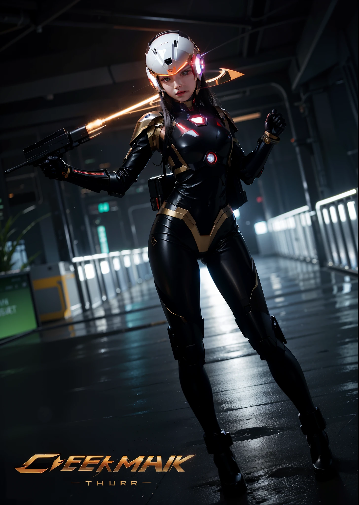 Best quality at best,golden jewelery,Fairy skin,(Fidelity :1.2),everlasting,ultra - detailed,actual,high high quality,movie light lighting,ray traycing,hyper HD,Upper part of the body, Future Iron Man mecha，Cinema lenses，tank battery，Launching equipment，Large-caliber artillery，ross tran 8 k，mechatankcyberarmoredchariotgirl,Wearing a cyberpunk stamina helmet，Wearing a glowing space helmet，High-tech motorcycle helmet，There is a breathing light on the body，The armor of the future shines，Armed electromagnetic gun，in mecha style，