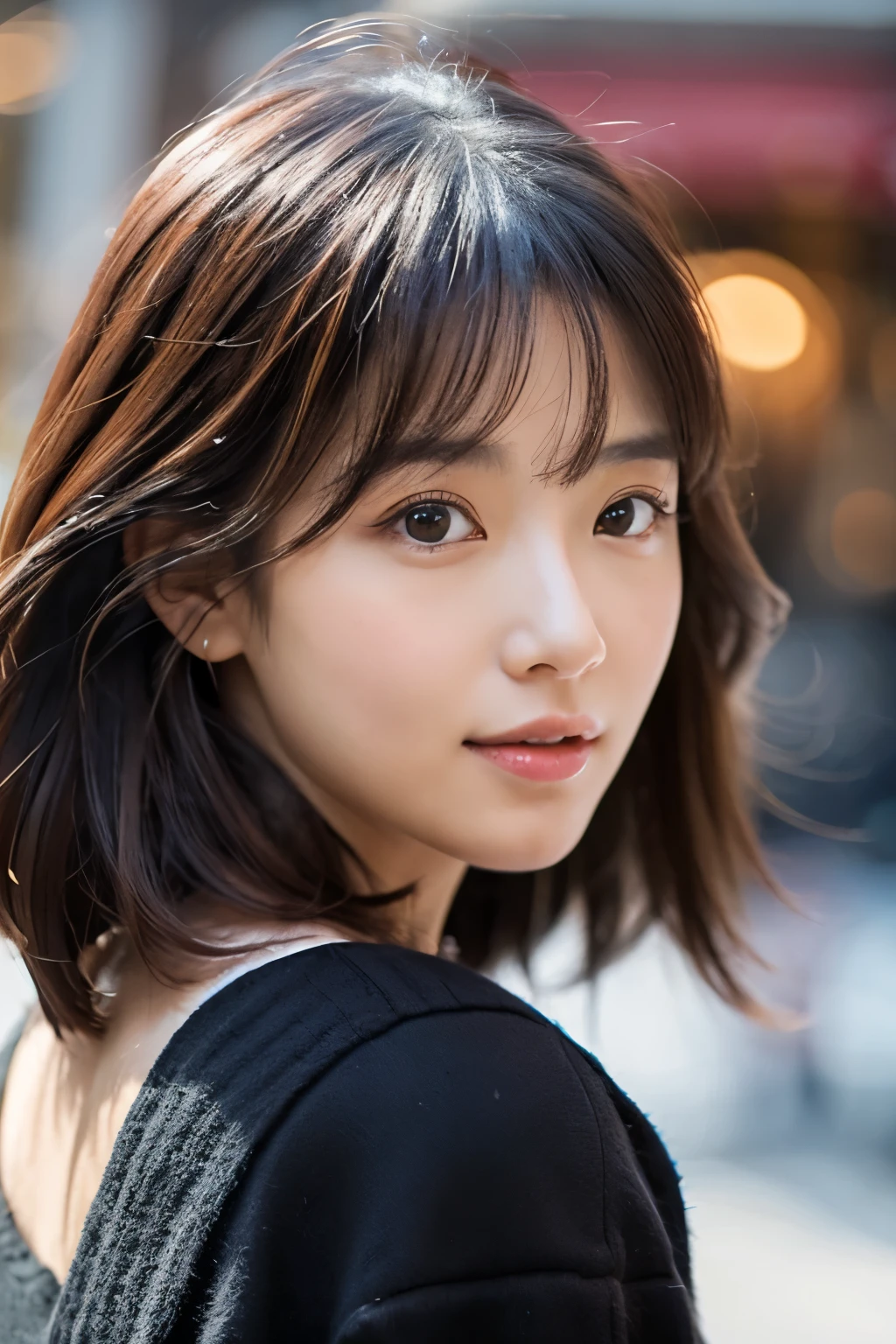 A beautiful woman who looks real