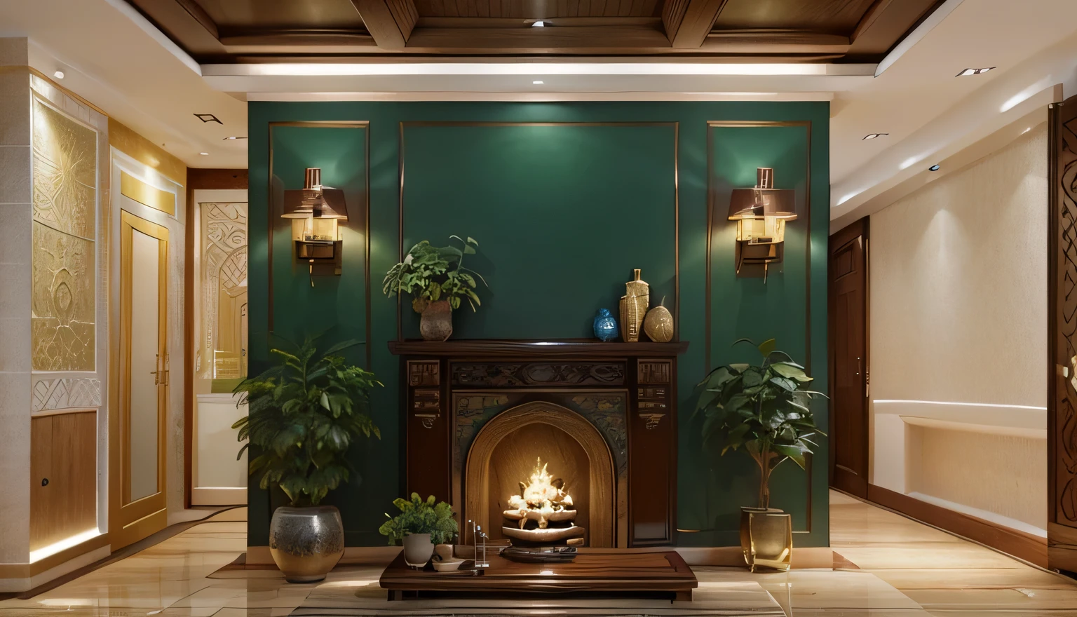 Color: Primary Colors: Utilize warm tones such as deep brown, natural wood, and earthy shades like brown, gray, yellow, or terracotta to establish a foundation for the space. White can be used as accents to create freshness and brightness. Distinctive Color Palette: To create focal points and an impressive impact, consider using rich green, sea green, or deep blue. These colors can be applied through decorative details, fabric panels, or flooring materials. Layout and Design: Use of Natural Materials: Natural wood, stone, silk, fabrics like linen or velvet can be widely used in the design to evoke a sense of luxury and closeness to Vietnamese culture. Attention to Traditional Details: Traditional patterns like red floral motifs or embroidered designs on decorative elements such as cushions, curtains, or wall art can add uniqueness and cultural richness to the space. Open and Spacious Arrangement: Embrace an open layout to optimize natural light and space, creating a comfortable and airy ambiance. Decoration and Highlights: Furniture with Intricate Details or Decorative Panels: Intricately carved wooden decorative panels, wall hangings, or uniquely designed decorative lamps can accentuate the traditional cultural elements. Greenery and Accessories: Incorporate indoor plants like bonsai or decorative items made of ceramics, gemstones following traditional styles to add warmth and a connection to nature. By combining color elements, natural materials, and traditional decorative details, you can create an impressive, luxurious Indochine living space that retains the distinctive beauty of Vietnamese culture.