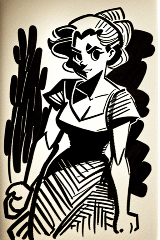 Rough sketch of coal on old , Sexy female image, dynamicpose,Clean Line Art,+expressive lines,Draw in an expressive sketch style, hatching, Black and white sketch, hand-painted, Rough sketch of coal on old , Female Image,dynamicpose,Clean Line Art,+expressive lines,Draw in an expressive sketch style, hatching, Black and white sketch, hand-painted, drawing, linear style::Note style sketch, linear style::Sketch Annotation Style