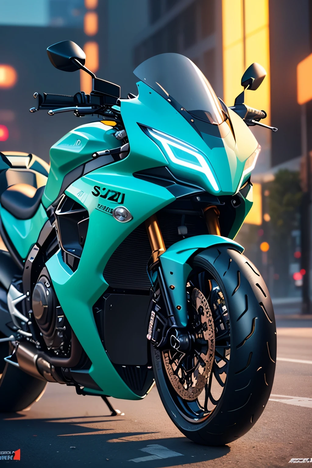 a close up of a futuristic car with a blue light on the front, cycle render, futuristic motorcycle, motorcycle concept art, futuristic suzuki, colors of tron legacy, neon glow concept art, tron, airbrush render, concept render, 3 d render n - 9, rendered in keyshot, 2 d render, cycles4d render, vehicle concept photo!!, hd render