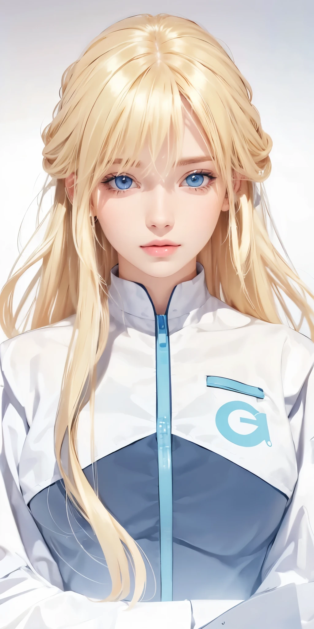 1girl, blonde hair, blue eyes, high quality, ultra detailed, masterpiece, realistic