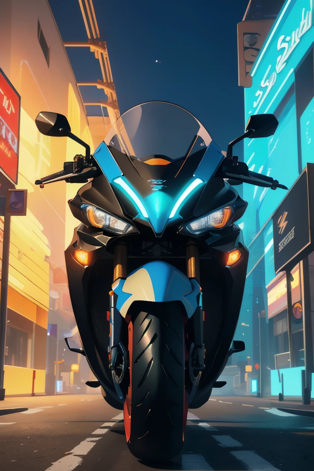a close up of a futuristic car with a blue light on the front, cycle render, futuristic motorcycle, motorcycle concept art, futuristic suzuki, colors of tron legacy, neon glow concept art, tron, airbrush render, concept render, 3 d render n - 9, rendered in keyshot, 2 d render, cycles4d render, vehicle concept photo!!, hd render