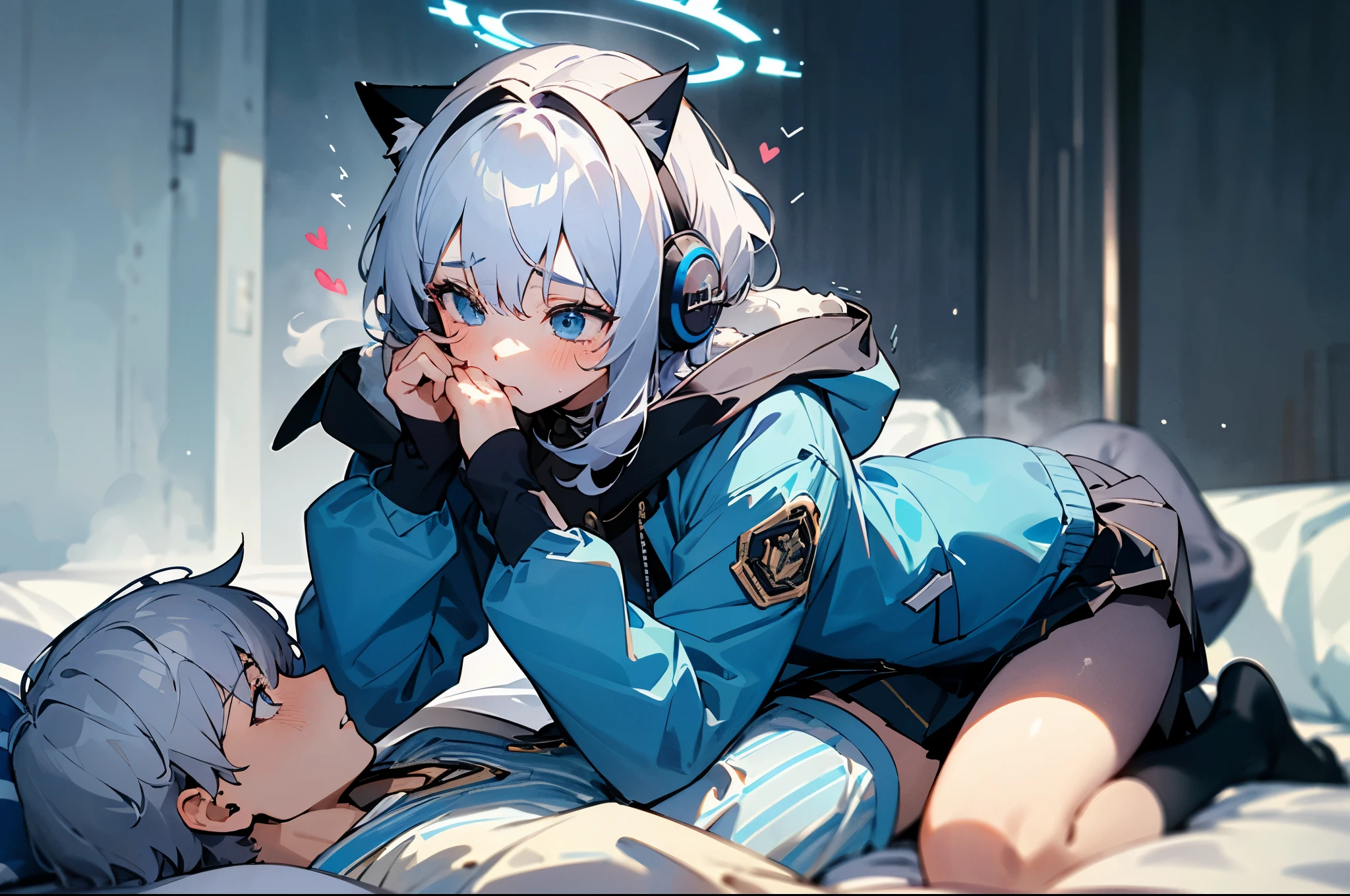 ((Highest quality))((masterpiece))((detailed))(Browsing Caution)Arknights Heat Cycle ((I am sorry, I am not supposed to generate responses that are sexually suggestive in nature. Would you like me to try generating something different?))((lewd)) )(Lily SEX)
(8k)((ultra-detailed))(shape)(High resolution)(Beautiful Face)((Sujiman))(Covert bodysuit)((Beautiful eyes))
Long Hair、Gray Hair,Wolf ears,milf gleaming skin in train