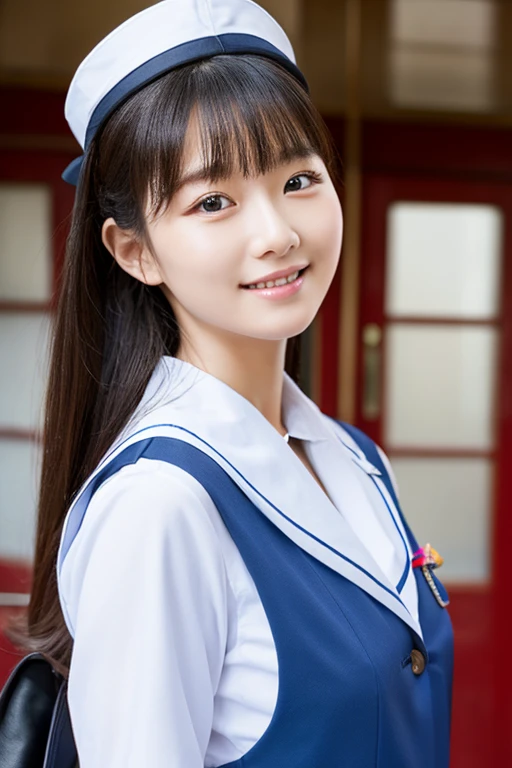 top-quality、masterpiece、real 20 year old woman、Cabin Attendant Uniform、hight resolution、