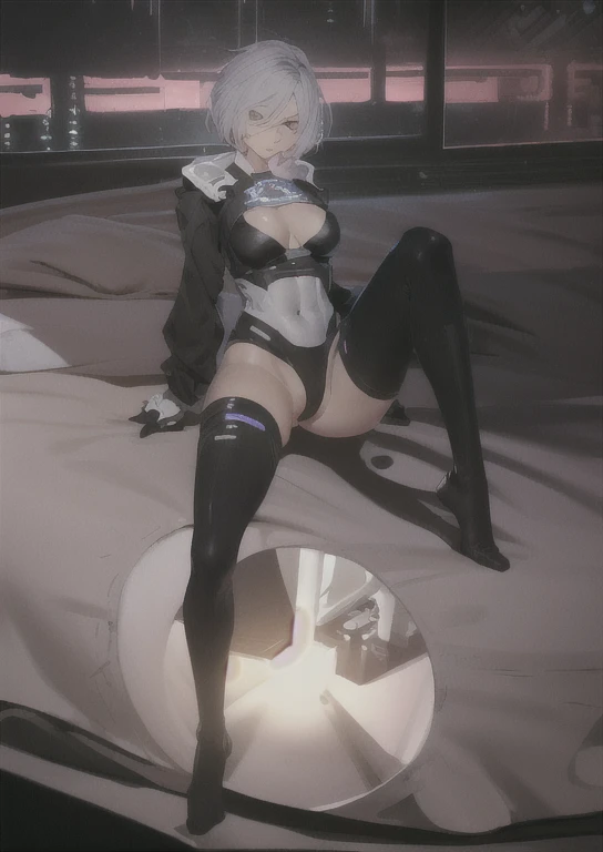 ((La mejor calidad)), ((obra maestra)), (muy detallado:1.3), ...............................................................................................................................................3D, Beautiful (cyberpunk:1.3) Mujer hacker, peinado corto,pelo corto, Volver al visor, cabello grueso, Terminal de ordenador operativo, Pantalla montada en la cabeza, computer server, Pantalla LCD, fiber optic cable, Logotipo de la empresa, HDR (High Dymanic Range), Trazado de rayos, NVIDIA RTX, Super resolution, Irreal 5, Subsoil Scatter, Textura PBR, Post-procesamiento, Anisotropic filtering, profundidad de campo, maximum sharpness and sharpness, Texturas multicapa, Albedo y Highlight Maps, Sombreado de superficies, Accurate simulation of light-material interactions, proporciones perfectas, Renderizado de octanaje, duotone lighting, ISO bajo, balance de blancos, Regla de los tercios, amplia apertura, 8K RAW, efficient sub-pixels, sub-pixel convolution, glow particles, dynamic pose